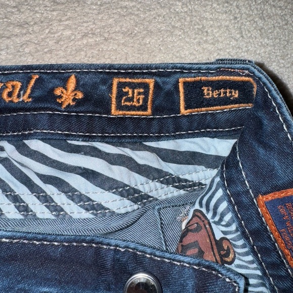 Rock Revival Women's Dark Blue Embellished Jeans - Picture 3 of 5